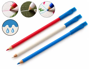 MP180-MIX(P) mixed colour fabric marking pencils 3 pack for tailoring and dressmaking