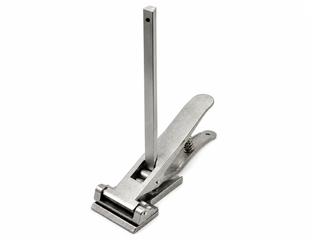 AP8 adjustable 8 inch aluminium cloth clamp for fabric cutting tables and textile cutting rooms