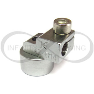 KGB14 Roller Edge Guide, featuring a 14mm roller for the KG867 Drop Down Guide. This attachment ensures accurate edge guiding, making your sewing projects more efficient and professional.