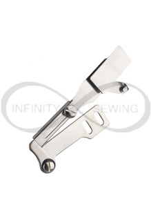 Enhance your sewing precision with the 120428NS New Style Swing Guide. Designed with forward and backward movement for added versatility, this guide fits most flatbed machines and is easily secured with a 1483 thumb screw. Enhance your sewing precision with the 120428NS New Style Swing Guide. Designed with forward and backward movement for added versatility, this guide fits most flatbed machines and is easily secured with a 1483 thumb screw.