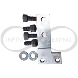 KB205 Bracket, compatible with Durkopp Adler models 204-370 and 205-370, as well as Juki TSC-441. Pair it seamlessly with the KG867 drop-down guide for accurate edge guidance and professional stitching.