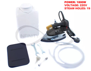 Easteye DP-300L 220V 1800W Gravity Fed Steam Iron. Designed for professional-grade performance, this iron ensures seamless steam generation for precise and effective ironing results.