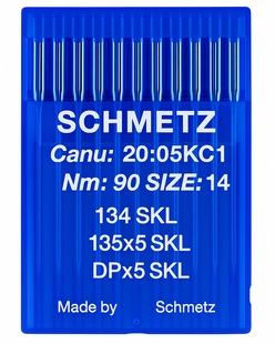 Schmetz 134 SKL Size 90 Industrial Sewing Machine Needles Pack of 10 with Slight Ball Point for medium to heavy fabrics Schmetz 134 SKL Size 90 Industrial Sewing Machine Needles Pack of 10 with Slight Ball Point for medium to heavy fabrics