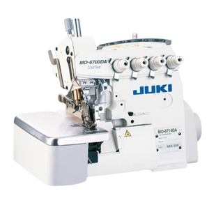 Juki MO-6704DA-0E4-40H 3-thread overlock sewing machine for heavy fabrics Juki MO-6704DA-0E4-40H 3-thread overlock sewing machine for heavy fabrics