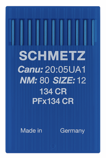 Schmetz 134 CR Size 80 Industrial Sewing Machine Needles Pack of 10 standard round point Schmetz 134 CR Size 80 Industrial Sewing Machine Needles Pack of 10 standard round point