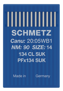 Schmetz 134 CL SUK Size 90 Industrial Sewing Machine Needles Pack of 10 Medium Ball Point for knitwear and stretch fabrics