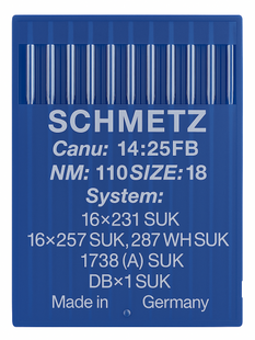 Schmetz 16X231 SUK Size 110 Industrial Sewing Machine Needles Pack of 10 Medium Ball Point for heavy knits and stretch fabrics Schmetz 16X231 SUK Size 110 Industrial Sewing Machine Needles Pack of 10 Medium Ball Point for heavy knits and stretch fabrics