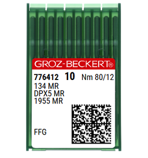 Groz Beckert MR2.5 134 SES NM 80 Size 12 Light Ball Point Needles for Elastic and Knitwear – Pack of 10 Groz Beckert MR2.5 134 SES NM 80 Size 12 Light Ball Point Needles for Elastic and Knitwear – Pack of 10