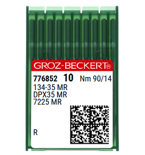 Groz Beckert MR3 134-35R Size 90 NM 90 Size 14 Multidirectional Sewing Industrial Needles Pack of 10 Groz Beckert MR3 134-35R Size 90 NM 90 Size 14 Multidirectional Sewing Industrial Needles Pack of 10