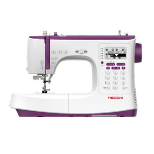 Necchi NC-204D computerised sewing machine front view with LCD display