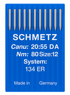 Schmetz 134-ER Size 80 Industrial Sewing Machine Needles Pack of 10