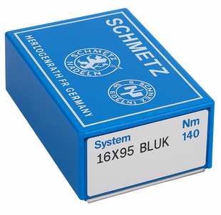 Schmetz 16X95 BLUK Size 140 Industrial Sewing Machine Needles Pack of 10 with Teflon coating for heavy coated fabrics and vinyl Schmetz 16X95 BLUK Size 140 Industrial Sewing Machine Needles Pack of 10 with Teflon coating for heavy coated fabrics and vinyl