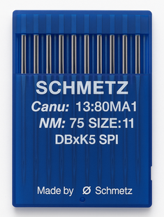 Schmetz DBxK5 SPI Size 75 industrial sewing machine needles pack of 10