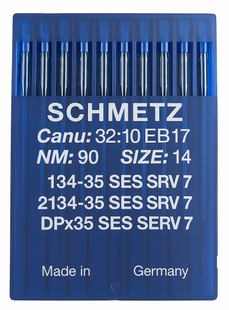 Schmetz 134-35 SES SERV 7 Size 90 industrial sewing machine needles pack of 10