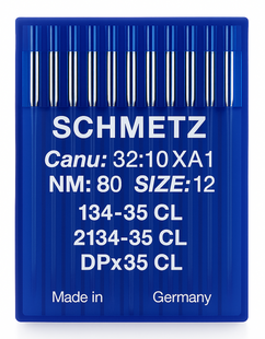 Schmetz 134-35 CL Size 80 industrial sewing machine needles pack of 10