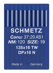 Schmetz 135x16 NTW LL Size 130 industrial sewing machine needles pack of 10 for leather and upholstery