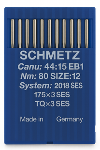 Schmetz 175X3 SES Size 80 industrial sewing machine needles pack of 10 for button sewing and knit fabrics Schmetz 175X3 SES Size 80 industrial sewing machine needles pack of 10 for button sewing and knit fabrics