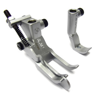 GL367 9mm Left-Hand Compensating Guide Foot Set for Dürkopp Adler Industrial Sewing Machines – Left Edge Guide for Precision Stitching