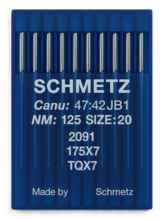 Schmetz 175X7 Size 125 industrial sewing machine needles pack of 10 for button sewing