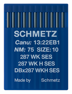 Schmetz 287WKH SES Size 75 industrial sewing machine needles pack of 10 for knitwear and light fabrics