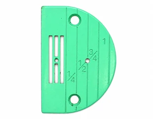52032LGT Teflon coated large hole imperial line gauge needle plate for Singer industrial sewing machines