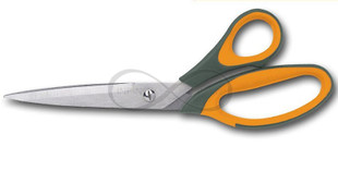Mundial's Dressmakers 3790 9-1/2" Side Bent Scissors. Crafted with knife-edge blades from high carbon stainless steel and a fully adjustable pivot system, these scissors offer versatility for various cutting tasks. The lightweight design, rubber grip, and ergonomically designed handles with large finger holes ensure a fatigue-free cutting experience. Ideal for flat working, these shears effortlessly cut through fabric, paper, and more. Suitable for right or left-hand use with enlarged finger bows for added convenience. Mundial, where craftsmanship meets comfort, captured in one image. Mundial's Dressmakers 3790 9-1/2" Side Bent Scissors. Crafted with knife-edge blades from high carbon stainless steel and a fully adjustable pivot system, these scissors offer versatility for various cutting tasks. The lightweight design, rubber grip, and ergonomically designed handles with large finger holes ensure a fatigue-free cutting experience. Ideal for flat working, these shears effortlessly cut through fabric, paper, and more. Suitable for right or left-hand use with enlarged finger bows for added convenience. Mundial, where craftsmanship meets comfort, captured in one image.