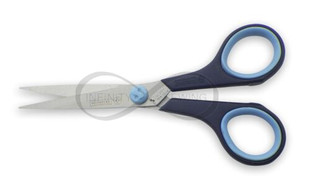 Craft with ease anywhere with the 1867 5-1/4" Soft Grip Pocket Scissor in the Dual Blue Edition. Designed for compact craftsmanship, this pocket scissor features a soft grip handle that guarantees comfort and precision in every cut.