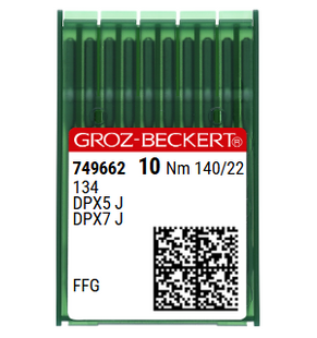 Groz Beckert 134 FFG SES Size 140 Light Ball Point Industrial Sewing Machine Needles Pack of 10 NM 140 Size 22. Groz Beckert 134 FFG SES Size 140 Light Ball Point Industrial Sewing Machine Needles Pack of 10 NM 140 Size 22.