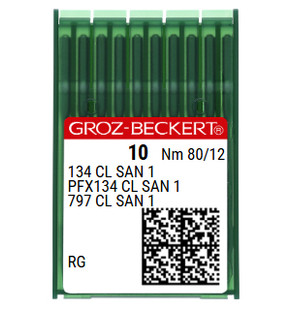 Groz Beckert 134 CL SAN 1 Size 80 NM 80 Size 12 Industrial Embroidery Needles for Leather, Caps, and Woven Fabrics – Pack of 10. Groz Beckert 134 CL SAN 1 Size 80 NM 80 Size 12 Industrial Embroidery Needles for Leather, Caps, and Woven Fabrics – Pack of 10.