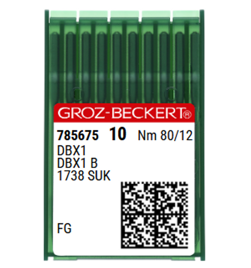 Groz Beckert 16X231 SUK Size 12 Medium Ball Point Needles for Elastic Fabrics – Pack of 10 Groz Beckert 16X231 SUK Size 12 Medium Ball Point Needles for Elastic Fabrics – Pack of 10