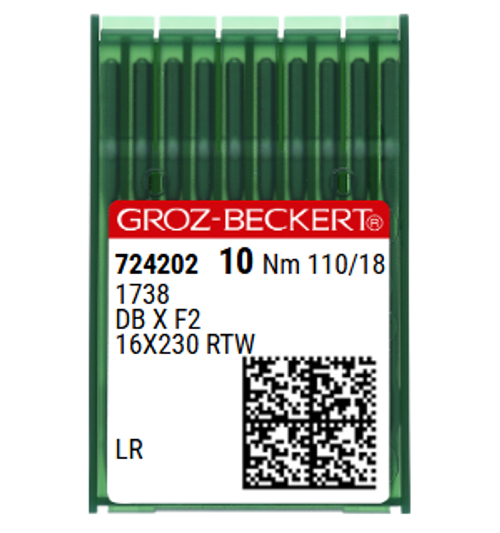 Groz Beckert 16X230 Leather Needle NM 110 Size 18 – Reverse Twist Point for Leatherwork – Pack of 10 Groz Beckert 16X230 Leather Needle NM 110 Size 18 – Reverse Twist Point for Leatherwork – Pack of 10