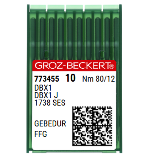 Groz Beckert 16X231 GEBEDUR FFG Light Ball Point Needles NM 80 / Size 12 – Pack of 10 Groz Beckert 16X231 GEBEDUR FFG Light Ball Point Needles NM 80 / Size 12 – Pack of 10