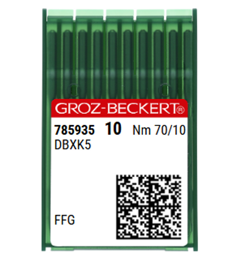 Groz Beckert DBXK5 FFG SES NM 70 Size 10 Embroidery Needles – Pack of 10 Groz Beckert DBXK5 FFG SES NM 70 Size 10 Embroidery Needles – Pack of 10