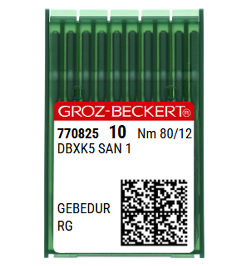Groz Beckert DBXK5 SAN1 GEBEDUR NM 80 Size 12 Embroidery Needles Pack of 10 Groz Beckert DBXK5 SAN1 GEBEDUR NM 80 Size 12 Embroidery Needles Pack of 10