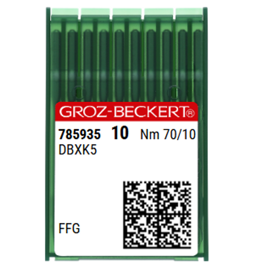 Groz Beckert DBXK5 FFG GEBEDUR NM 70 Size 10 Embroidery Needles – Pack of 10 Groz Beckert DBXK5 FFG GEBEDUR NM 70 Size 10 Embroidery Needles – Pack of 10