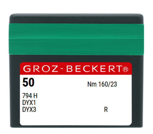 Groz Beckert 7X3 NM 160 Size 23 Industrial Sewing Needles – Regular Round Point – Pack of 10 Groz Beckert 7X3 NM 160 Size 23 Industrial Sewing Needles – Regular Round Point – Pack of 10