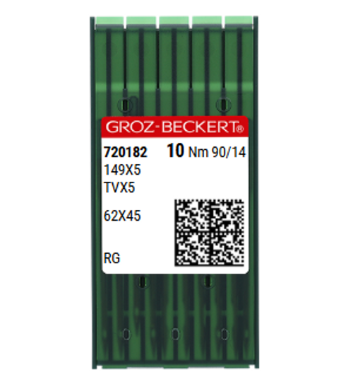 Groz Beckert 149x5 Size 90 NM 90 Size 14 RG Point Chainstitch Embroidery Industrial Sewing Machine Needles Pack of 10 Groz Beckert 149x5 Size 90 NM 90 Size 14 RG Point Chainstitch Embroidery Industrial Sewing Machine Needles Pack of 10