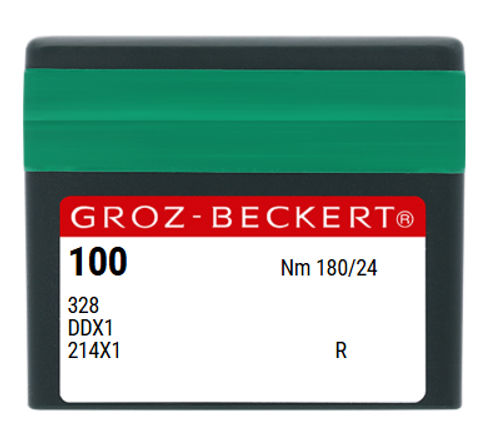 Groz Beckert 214X1 NM 180 Size 24 Heavy Duty Needles for Leather Canvas & Denim Sewing Groz Beckert 214X1 NM 180 Size 24 Heavy Duty Needles for Leather Canvas & Denim Sewing