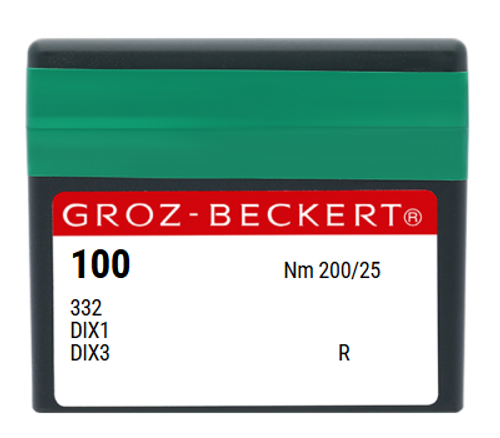 Groz Beckert 29X3 Size 200 NM 200 Size 25 Industrial Sewing Machine Needles Pack of 10 for Heavy Duty Fabrics and Leather