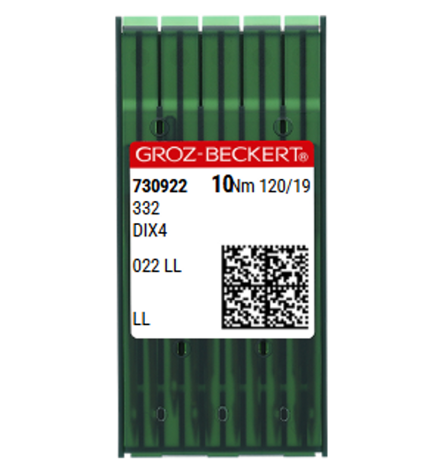 Groz Beckert 29X4 NTW Size 120 NM 120 Size 19 LL Twist Point Leather Sewing Machine Needles – Pack of 10 Groz Beckert 29X4 NTW Size 120 NM 120 Size 19 LL Twist Point Leather Sewing Machine Needles – Pack of 10