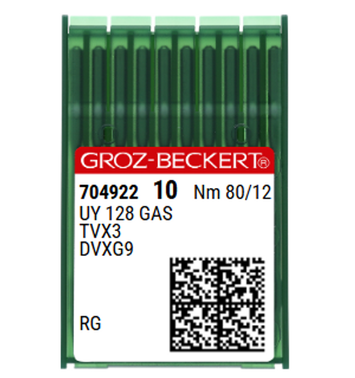 Groz Beckert UY128GAS NM 80 Size 12 Industrial Sewing Machine Needles for Button Sewing, Chainstitch & Embroidery – Pack of 10 Groz Beckert UY128GAS NM 80 Size 12 Industrial Sewing Machine Needles for Button Sewing, Chainstitch & Embroidery – Pack of 10