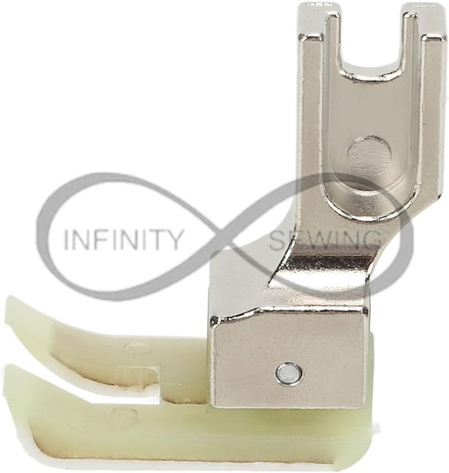 MT211R Right-Handed Teflon Compensating Foot. Crafted for industrial machines, its non-stick Teflon bottom ensures smooth fabric glide. MT211R Right-Handed Teflon Compensating Foot. Crafted for industrial machines, its non-stick Teflon bottom ensures smooth fabric glide.
