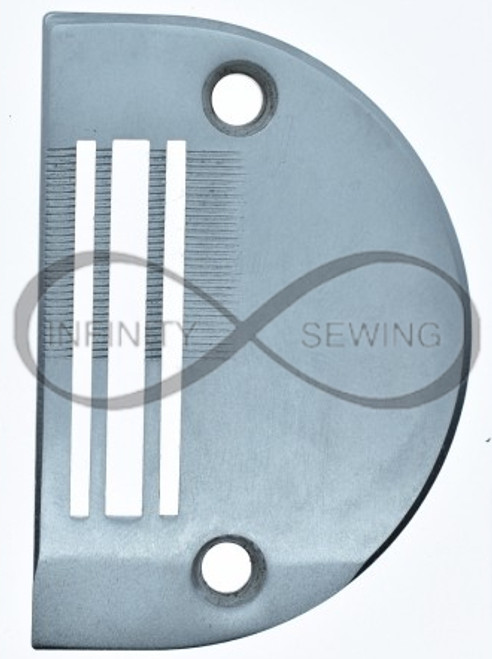 Needle plate light/medium for Jack A6F industrial sewing machine, highlighting its sturdy construction and precise design. Needle plate light/medium for Jack A6F industrial sewing machine, highlighting its sturdy construction and precise design.