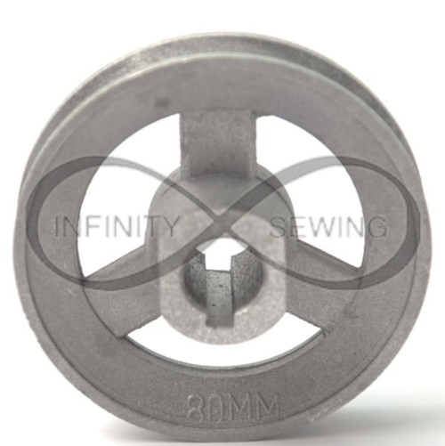 80mm straight shaft pulley featuring a generous 15mm diameter bore size, ensuring seamless integration and optimal performance. 80mm straight shaft pulley featuring a generous 15mm diameter bore size, ensuring seamless integration and optimal performance.