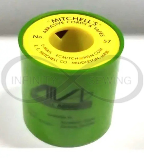Mitchell's 57 Abrasive Flat Tape. Crafted from premium aluminum oxide and boasting a width of 3.18mm, this versatile tape is perfect for luthiers, jewelry makers, and craft enthusiasts seeking precision and impeccable finishes. Mitchell's 57 Abrasive Flat Tape. Crafted from premium aluminum oxide and boasting a width of 3.18mm, this versatile tape is perfect for luthiers, jewelry makers, and craft enthusiasts seeking precision and impeccable finishes.