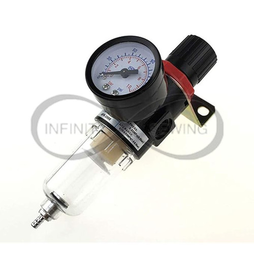 A-1220 Air Regulator Assembly, designed to deliver optimal airflow control for a variety of applications. This high-quality regulator ensures consistent and reliable performance, crucial for the effective operation of pneumatic systems and industrial machinery. A-1220 Air Regulator Assembly, designed to deliver optimal airflow control for a variety of applications. This high-quality regulator ensures consistent and reliable performance, crucial for the effective operation of pneumatic systems and industrial machinery.
