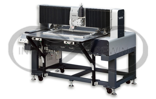 Brother BAS-370H-05A, a bridge-type programmable electronic pattern sewing machine designed for heavy-duty applications. With a spacious 700mm x 700mm sewing area, this machine allows for the simultaneous processing of multiple workpieces, including shoes, bags, and automotive airbags, enhancing your productivity and efficiency. Brother BAS-370H-05A, a bridge-type programmable electronic pattern sewing machine designed for heavy-duty applications. With a spacious 700mm x 700mm sewing area, this machine allows for the simultaneous processing of multiple workpieces, including shoes, bags, and automotive airbags, enhancing your productivity and efficiency.