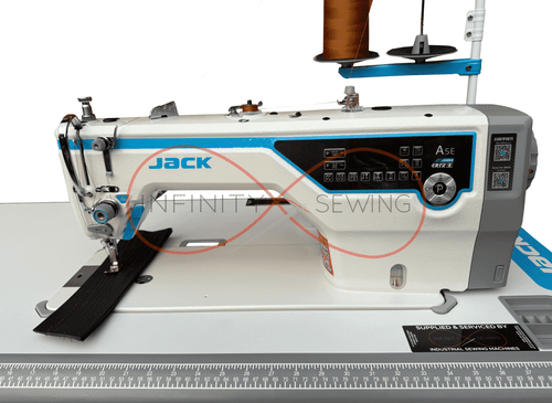 Jack A5E-A AMH Sewing Machine Digital Control Panel Close-Up Jack A5E-A AMH Sewing Machine Digital Control Panel Close-Up
