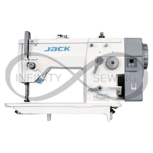 JACK JK-20U-53Z, a short arm zig-zag sewing machine designed for versatile sewing and embroidery tasks. This image showcases its sleek design and adjustable zig-zag widths, making it perfect for medium-light fabrics. With features like a knee-lift for easy presser foot adjustment, it enhances both convenience and creativity in your sewing projects. JACK JK-20U-53Z, a short arm zig-zag sewing machine designed for versatile sewing and embroidery tasks. This image showcases its sleek design and adjustable zig-zag widths, making it perfect for medium-light fabrics. With features like a knee-lift for easy presser foot adjustment, it enhances both convenience and creativity in your sewing projects.