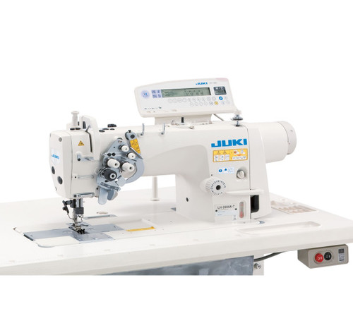 Juki LH-3588A-7 twin needle semi-dry lockstitch sewing machine head juki LH-3588A-7 industrial twin needle with large capacity hooks Juki LH-3588A-7 twin needle semi-dry lockstitch sewing machine head juki LH-3588A-7 industrial twin needle with large capacity hooks